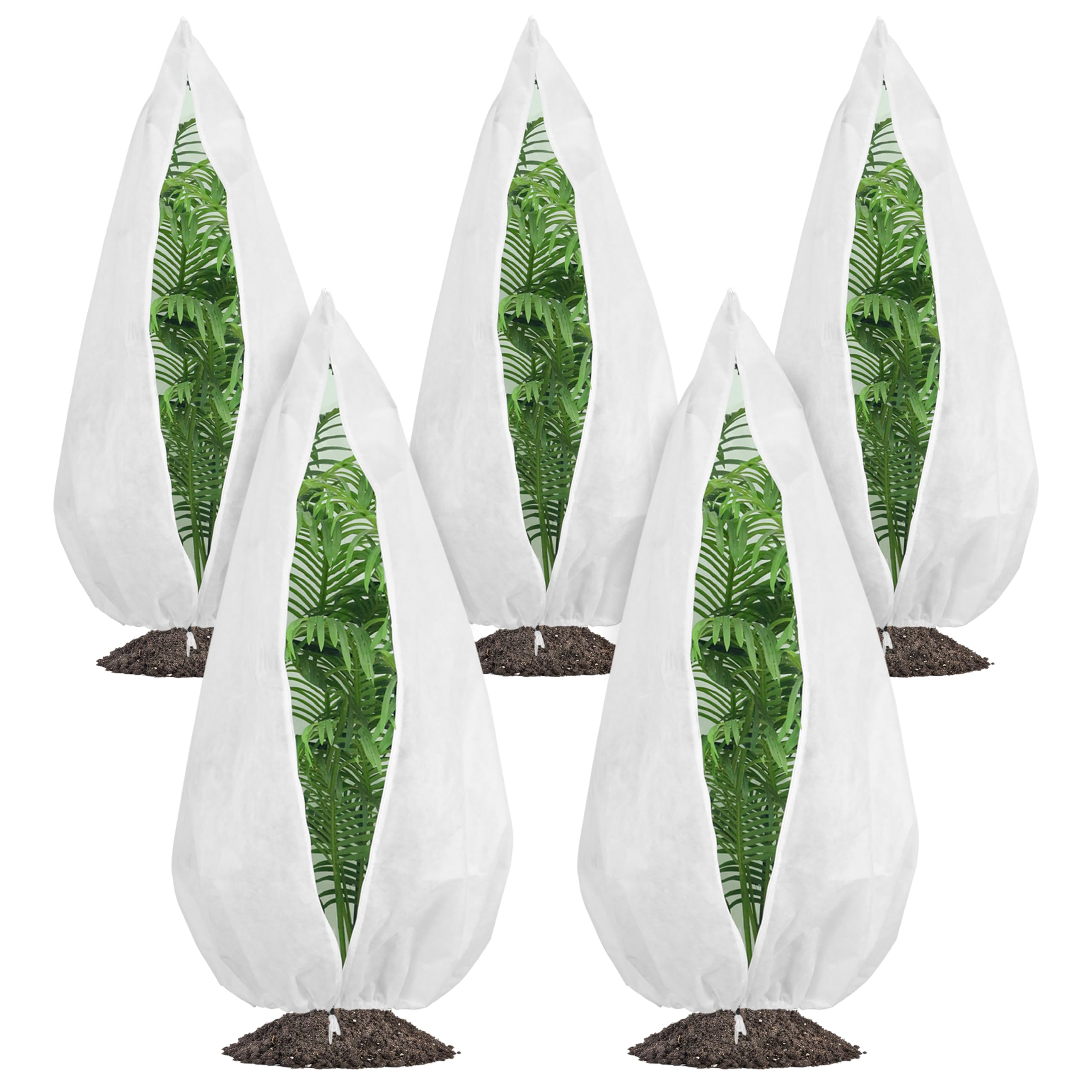 Amazon.com : Gardzen 5-Pack Heavy Duty Plant Covers Freeze